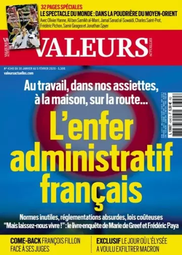 Valeurs Actuelles - 30 Janvier 2020 [Magazines]