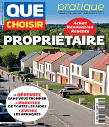 Que Choisir Pratique N°128 – Juin 2021 [Magazines]