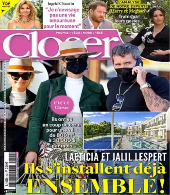 Closer N°822 Du 12 au 18 Mars 2021 [Magazines]