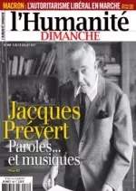 L'Humanité Dimanche - 6 au 19 Juillet 2017  [Magazines]