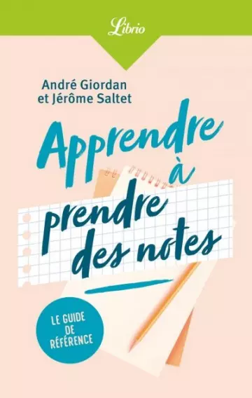 Apprendre à prendre des notes [Livres]