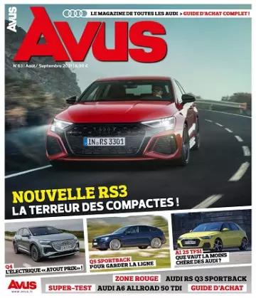 Avus N°63 – Août-Septembre 2021  [Magazines]