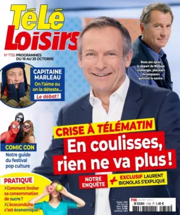 Télé Loisirs - 14 Octobre 2019  [Magazines]