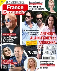 France Dimanche N.4074 - 27 Septembre 2024  [Magazines]