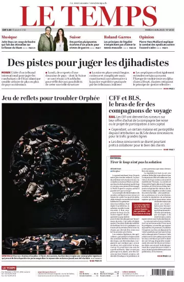 Le Temps du Mardi 4 Juin 2019 [Journaux]