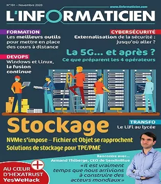 L’Informaticien N°191 – Novembre 2020  [Magazines]