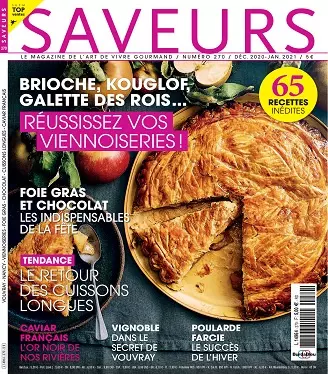 Saveurs N°270 – Décembre 2020-Janvier 2021  [Magazines]