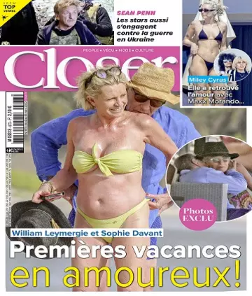 Closer N°873 Du 4 au 10 Mars 2022  [Magazines]