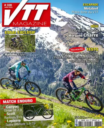 VTT Magazine N°338 – Juillet 2019  [Magazines]