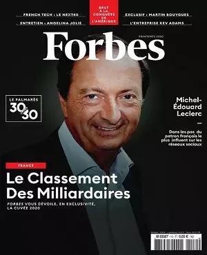 Forbes N°10 – Printemps 2020 (Classement des Milliardaires)  [Magazines]