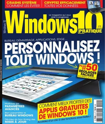 Windows 10 Pratique N°10 – Juillet-Septembre 2021  [Magazines]