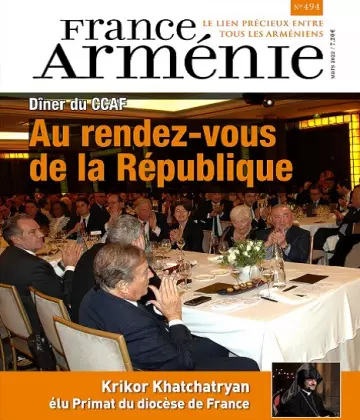 France Arménie N°494 – Mars 2022 [Magazines]