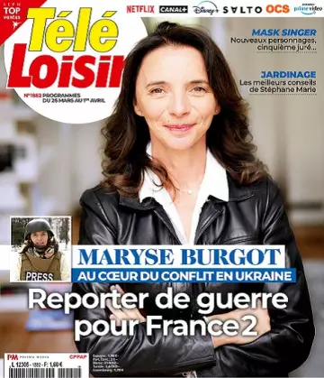 Télé Loisirs N°1882 Du 26 Mars 2022 [Magazines]