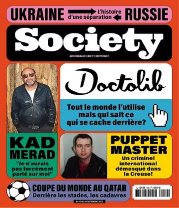 Society N°189 Du 15 au 28 Septembre 2022  [Magazines]