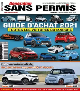 Génération Sans Permis N°42 – Janvier-Mars 2021  [Magazines]