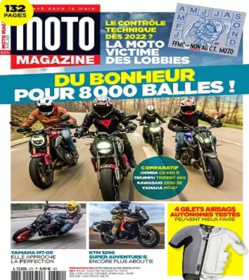 Moto Magazine N°375 – Avril 2021 [Magazines]