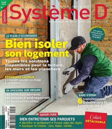 Système D N°924 – Janvier 2023 [Magazines]