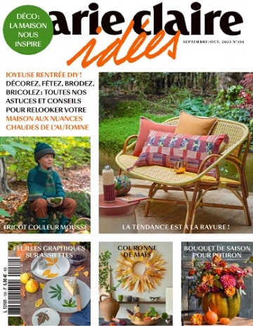 Marie Claire Idées N°158 – Septembre-Octobre 2023  [Magazines]