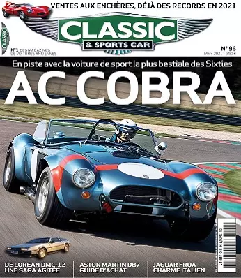 Classic et Sports Car N°96 – Mars 2021 [Magazines]