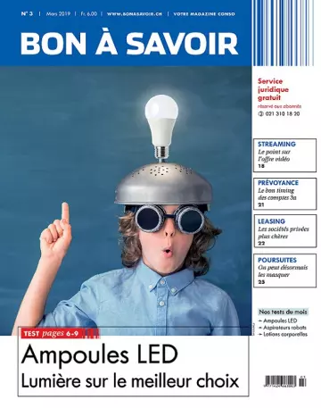 Bon à savoir N°3 – Mars 2019  [Magazines]