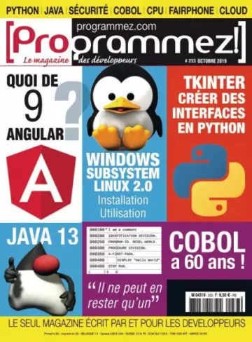 Programmez! - Octobre 2019 [Magazines]