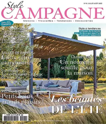 Style Campagne N°40 – Juillet-Août 2022 [Magazines]