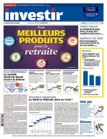 Investir N°2594 Du 23 au 29 Septembre 2023 [Journaux]