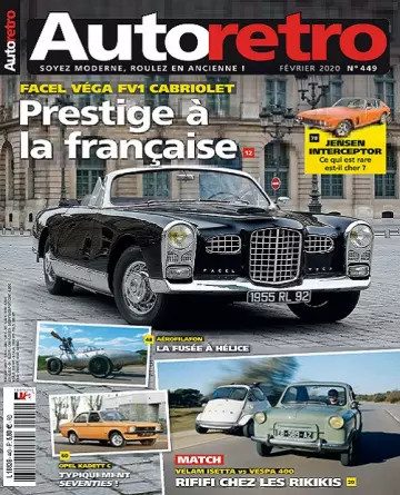 Autoretro N°449 – Février 2020 [Magazines]