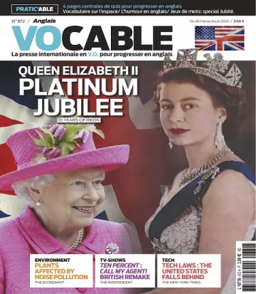 Vocable Anglais N°872 Du 26 Mai 2022 [Magazines]