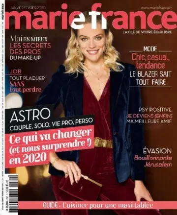 Marie France - Janvier-Février 2020  [Magazines]