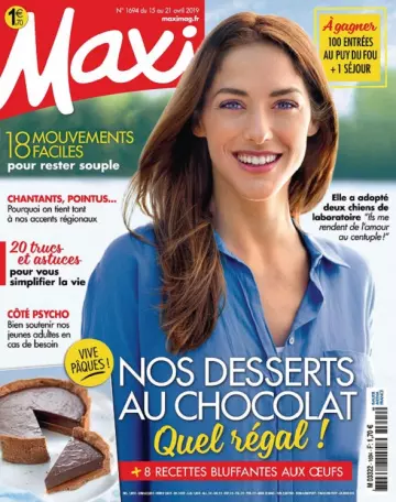 Maxi N°1694 Du 15 au 21 Avril 2019 [Magazines]