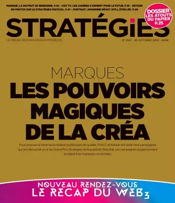 Stratégies N°2147 Du 20 Octobre 2022 [Magazines]