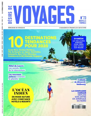 Désirs de Voyages N°73 2019  [Magazines]