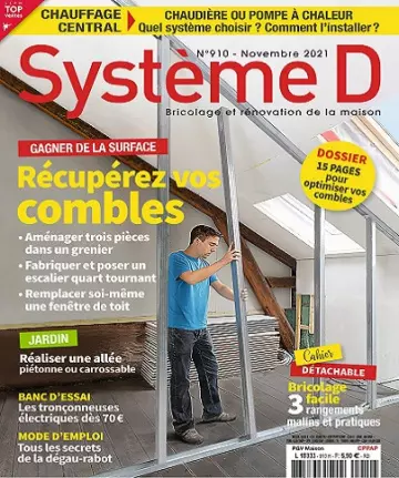 Système D N°910 – Novembre 2021 [Magazines]