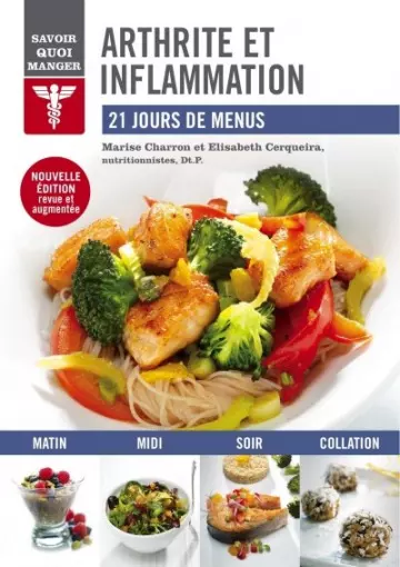 Arthrite et inflammation 21 jours de menus  [Livres]