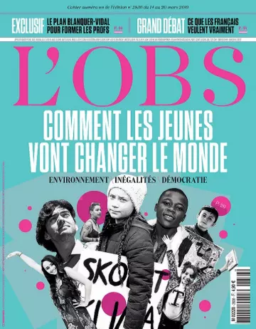 L’Obs N°2836 Du 14 au 20 Mars 2019  [Magazines]