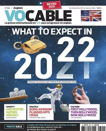 Vocable Anglais N°861 Du 23 Décembre 2021 [Magazines]