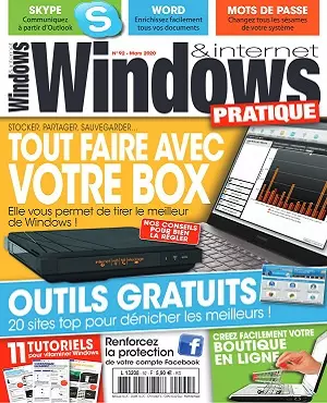 Windows et Internet Pratique N°92 – Mars 2020  [Magazines]