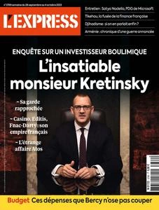 L'Express N.3769 - 28 Septembre 2023 [Magazines]