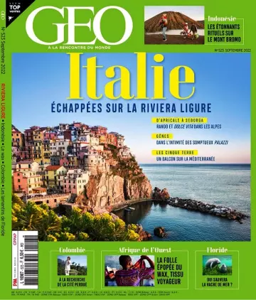 Geo N°523 – Septembre 2022 [Magazines]