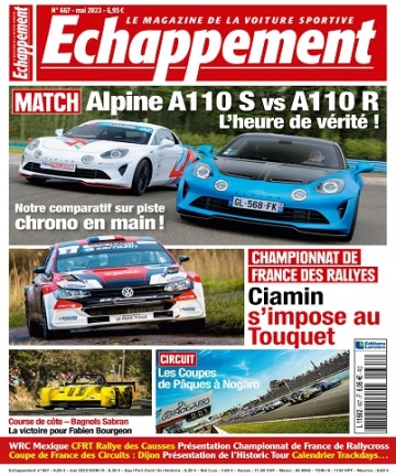 Échappement N°667 – Mai 2023  [Magazines]