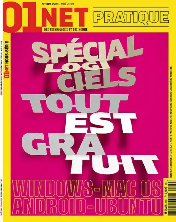 01Net Hors Série N°109 – Mars-Avril 2019 [Magazines]