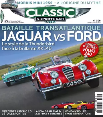 Classic et Sports Car N°108 – Avril 2022 [Magazines]