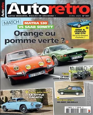 Autoretro N°451 – Avril 2020 [Magazines]