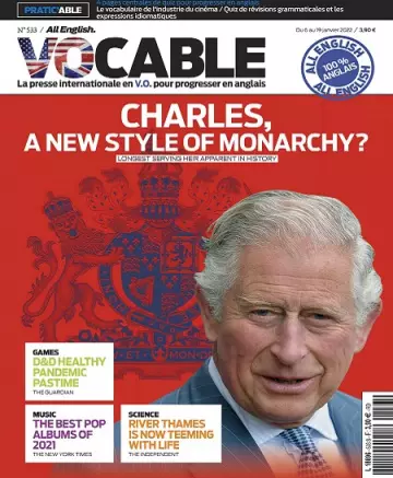 Vocable All English N°533 Du 6 au 19 Janvier 2022  [Magazines]