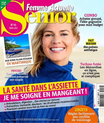 Femme Actuelle Senior N°46 – Mars 2022 [Magazines]