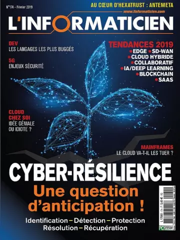 L’Informaticien N°174 – Février 2019 [Magazines]