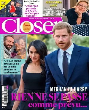 Closer N°775 Du 17 au 23 Avril 2020  [Magazines]