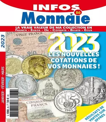 Infos Monnaie N°86 – Janvier-Mars 2023  [Magazines]