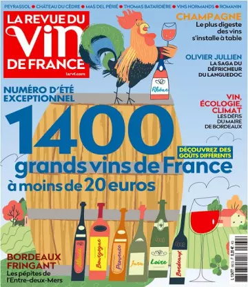 La Revue Du Vin De France N°662 – Juillet-Août 2022  [Magazines]